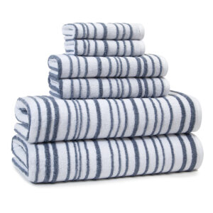 Halo Stripe Bath Towels