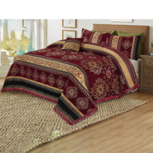 Bridal Velvet Bed Sheet