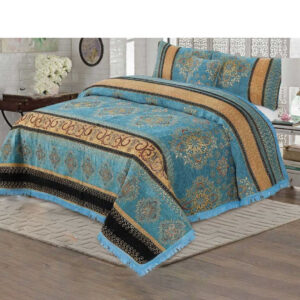 5 Piece Bridal Velvet Bed Sheet