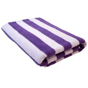 2 Color Stripped Pure Cotton Cabana Bath Towel