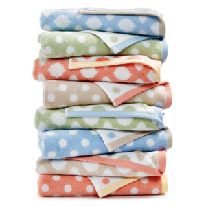 Cotton Spa Fashion Dot Bath Towel Collection