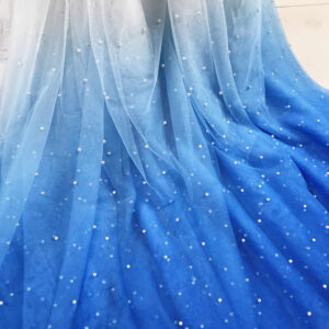 Gradient Lace Fabric Embroidered Tulle Fabric Dress Bridal Veil Lace Fabric