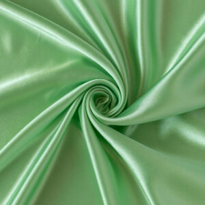 Light Fern Green Plain Premium Ultra Satin Fabric